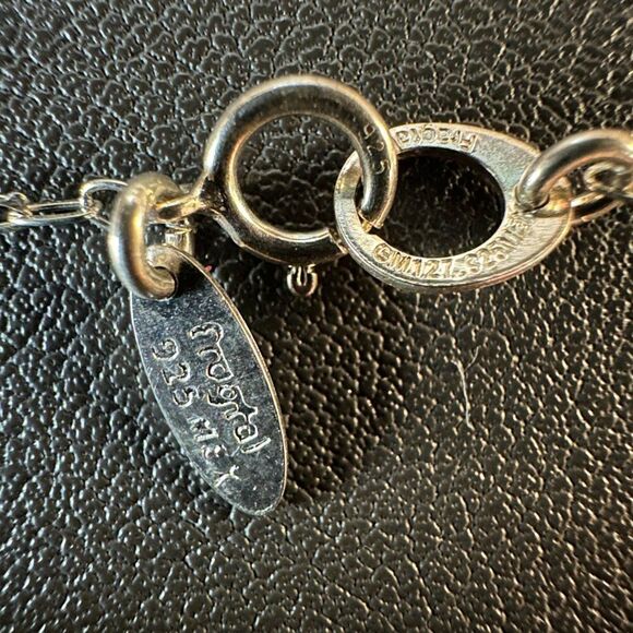 Sterling Silver 925 Mexico Dragonfly Necklace & Earrings Set - Signed - Picture 8 of 9